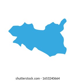 pardubice region map in czech republic country