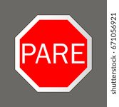 Pare. Road Signs
