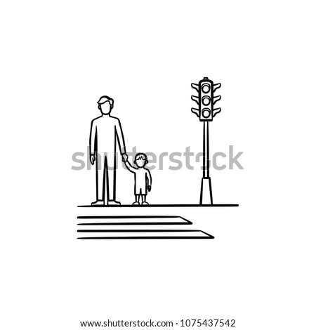 Similar – Image, Stock Photo Attention pedestrians