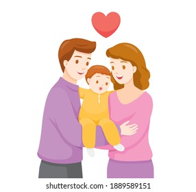 Parent And Child Hugging Each Other, Lover, Valentine’s Day