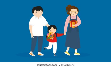 ilustración de vector primaria y secundaria
