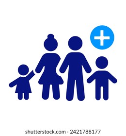 Parent control. Child Care Custody, Adoption Community. Family, father, mother, daughter and son, kids. Modern parenting. 