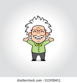 Parent funny and happy Cartoon Mascot. Vector eps.10