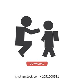 Parent, kid vector icon