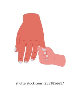 Ícone plano de amor pai, ilustração de vetor