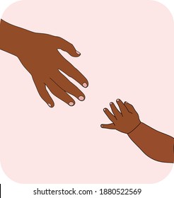 parent reach out to the child