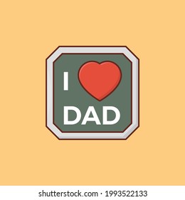 parent vector flat colour icon