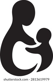 Parental care and bonding symbolized by a mother's gentle hold on her young child perfect for family wellness and childcare campaigns.