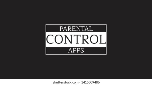 parental control apps clip art.