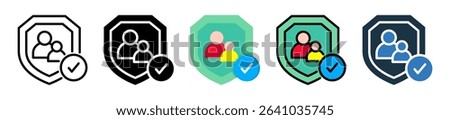 Parental Control Icon Multiple Style