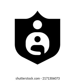 Parental Control Icon Vector Symbol Design Illustration