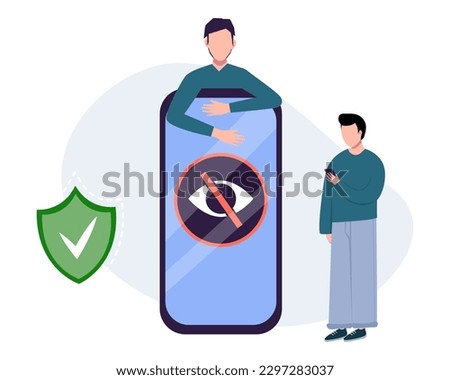 Parental control. Parental control software, parental advisory music, kids digital content metaphors. Vector isolated concept metaphor illustrations