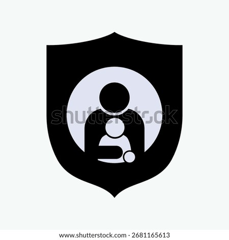 Parental Involvement Icon. Symbol of Active Participation of Parents in their Child's Learning Journey, both at Home and within the School Environment.  