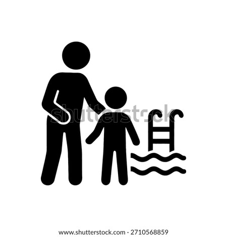 Parental Supervision Required Icon Isolated On White Background