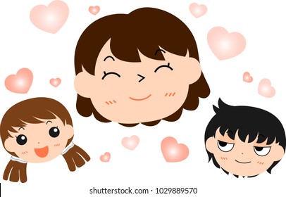 Parent-child of Mother's Day.eps
This is a vector illustration.