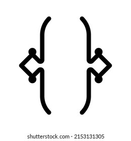 Parentheses Icon. Bracket, Curly, Brace, Punctuation Symbol - Vector illustration.