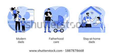 Image, Stock Photo Happy Fathers Day flat lay