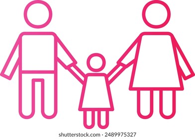 Parenting Icon - Representing Care, Guidance, and Nurturing of Children