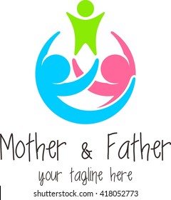 Parenting Logo Template