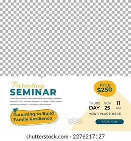 Parenting Seminar Social Media Post Template