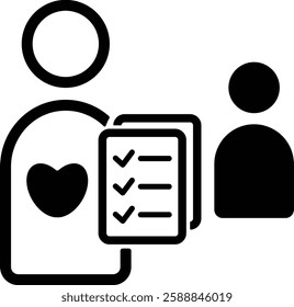 parenting style icon black and white