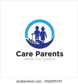 parents care logo designs simple modern for insurance and protection service logo