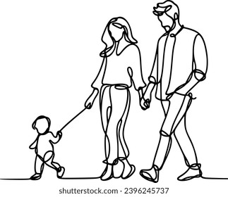 parents children vector couple family