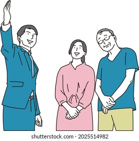 Parents and children who receive information about the facility