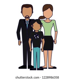 Parents with daughter
