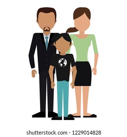 Parents with daughter