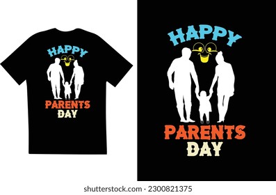 Parents day t shirt design vector file