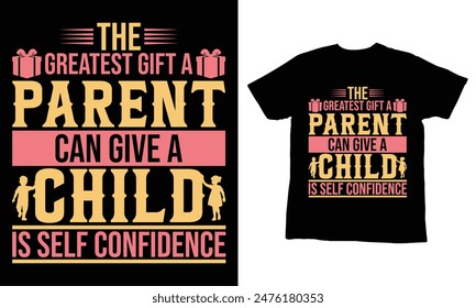 Parents Day T-shirt Design, Parents  Day t-shirt design, Love my parents gear,, Family love t-shirts, Mom and Dad appreciation. Free Vector