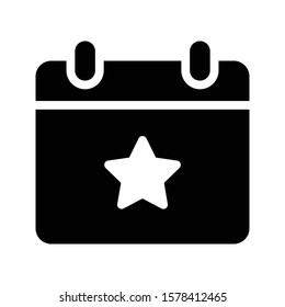 parents day vector glyph flat icon