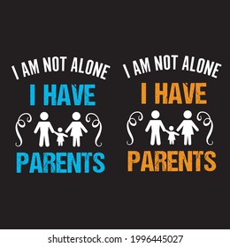 parents day vector print ready t shirt design.