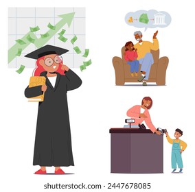 Parents Educating Children On Finance Involves Imparting Money Management Skills, Savings Habits, Budgeting Techniques And The Value Of Investments, Fostering Financial Independence And Responsibility