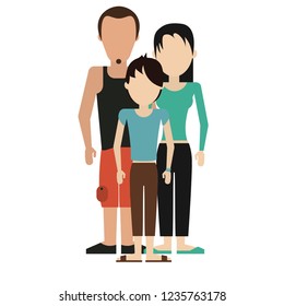 Parents with son