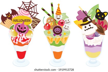 Parfait set of the Halloween