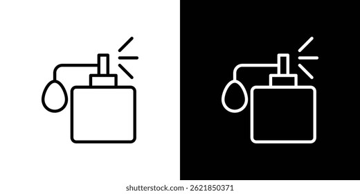 Parfum icon concept stroke on white background