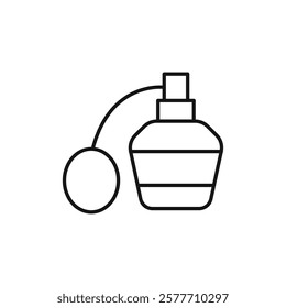 Parfum icon Flat simple outline