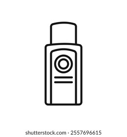 Parfum icon Isolated flat vector in outline