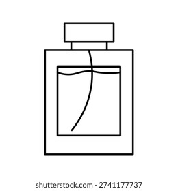 Parfum icon on white background