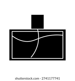 Parfum icon on white background