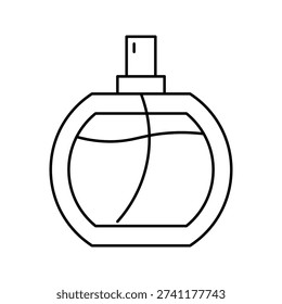 Parfum icon on white background