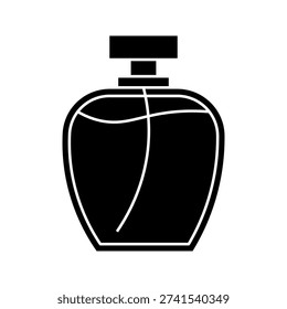 Parfum icon on white background