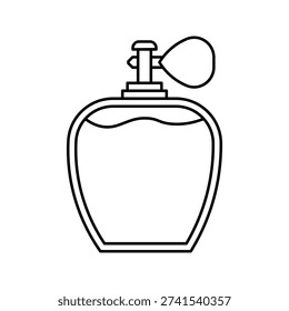 Parfum icon on white background
