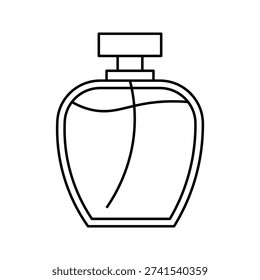 Parfum icon on white background