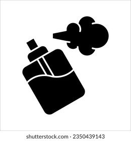 Parfum icon. Thin linear parfum outline icon vector illustration on white background
