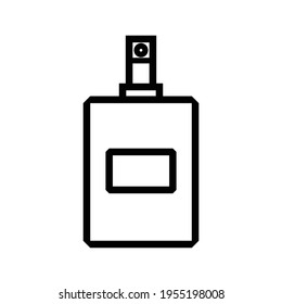 Parfum-Symbol-Vektorgrafik. Trendy flaches Parfum Symbol aus der Formensammlung einzeln auf weißem Hintergrund.