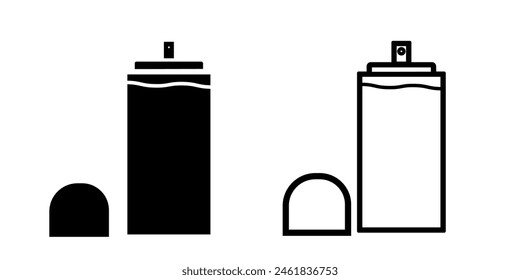 parfum spray icon on white background