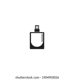 
Parfume Bottle Silhouette Illustration. Simple Parfume Icon Symbol. Vector Illustration